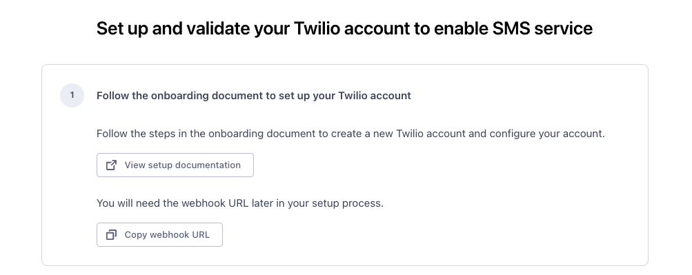 Engage webhook URL